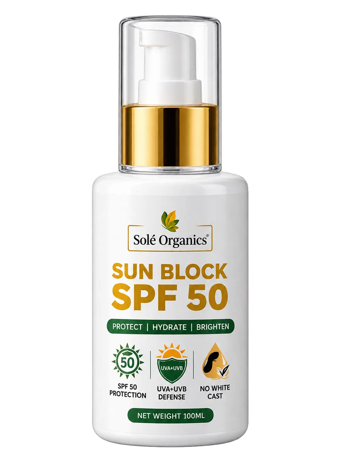 Advanced UV Defense Sunscreen SPF 50+ PA+++ No White Cast