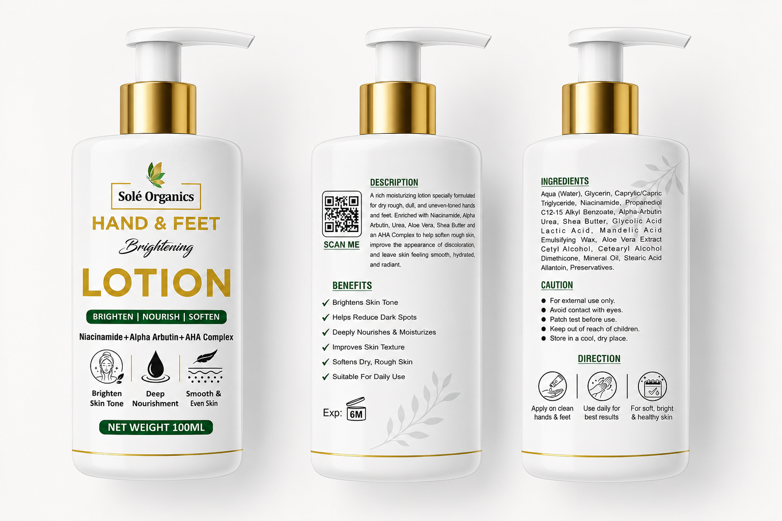 Premium Brightening Hand & Feet Lotion