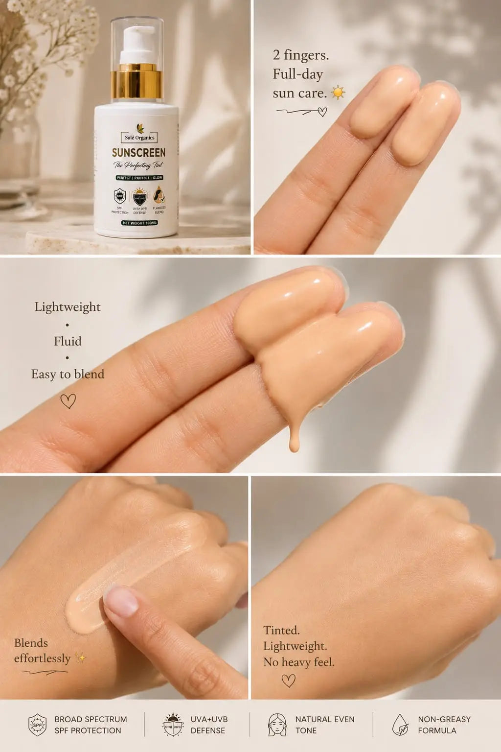 Tinted Sunscreen SPF 50 PA+++